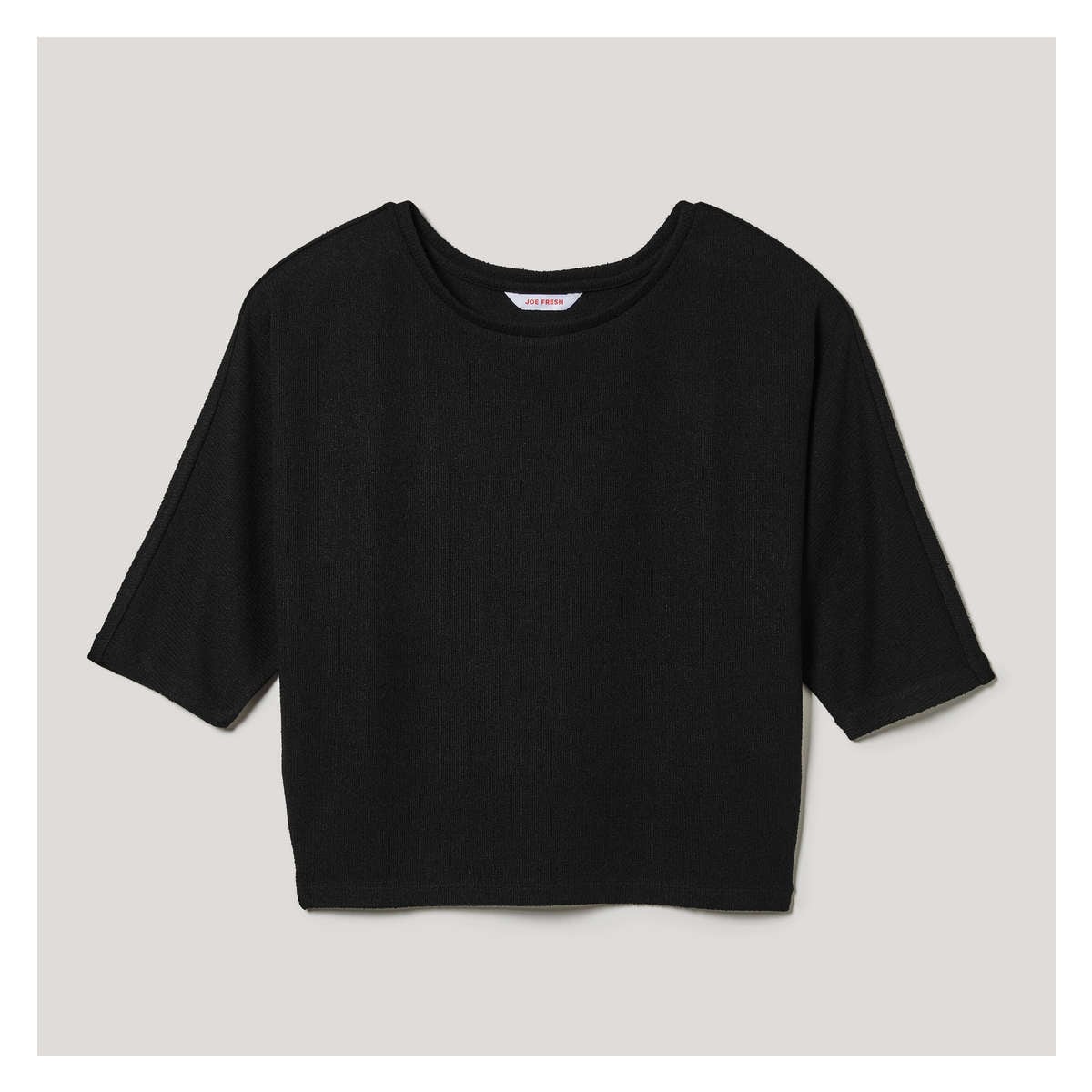 Dolman Sleeve Top in JF Black from Joe Fresh